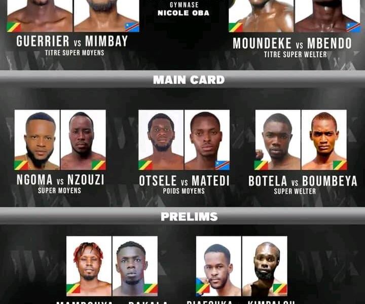 CONGO/SPORT : “WARRIORS KONGO” LE RETOUR DU CHOC DES GUERRIERS
